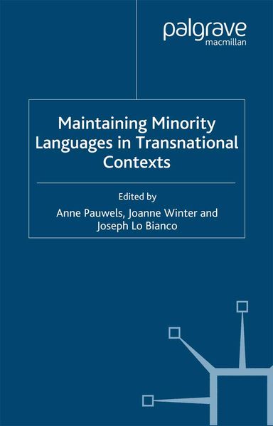 Produktbild: Maintaining Minority Languages in Transnational Contexts