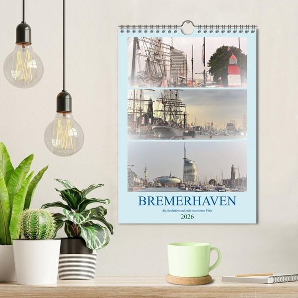 Produktbild: BREMERHAVEN die Seestadt mit maritimen Flair - 2026 (Wandkalender 2026 DIN A4 hoch), CALVENDO Monatskalender