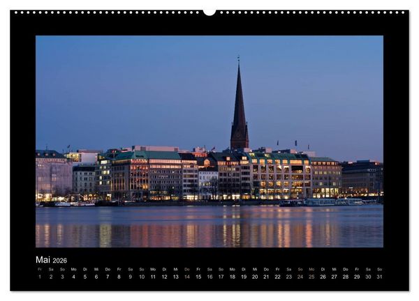 Produktbild: Hamburg - Impressionen (Wandkalender 2026 DIN A2 quer), CALVENDO Monatskalender
