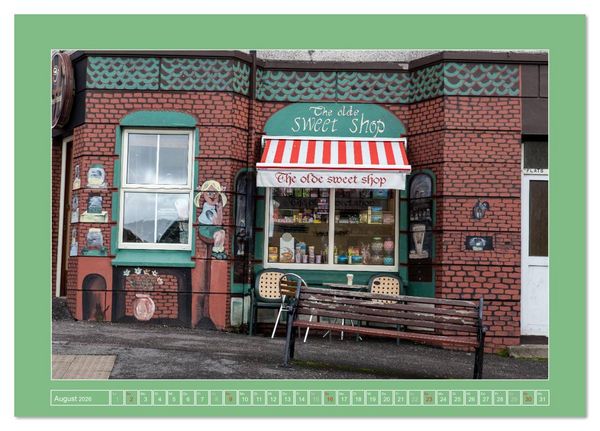 Produktbild: IRLAND - Die sch&ouml;nsten Fassadenmalereien (Tischkalender 2026 DIN A5 quer), CALVENDO Monatskalender