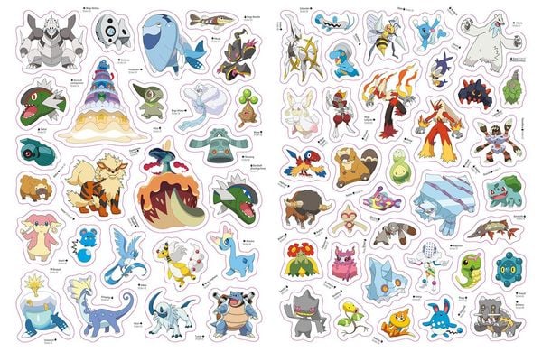 Produktbild: Pok&eacute;mon: Das gro&szlig;e Stickerbuch mit allen Regionen von Kanto bis Galar