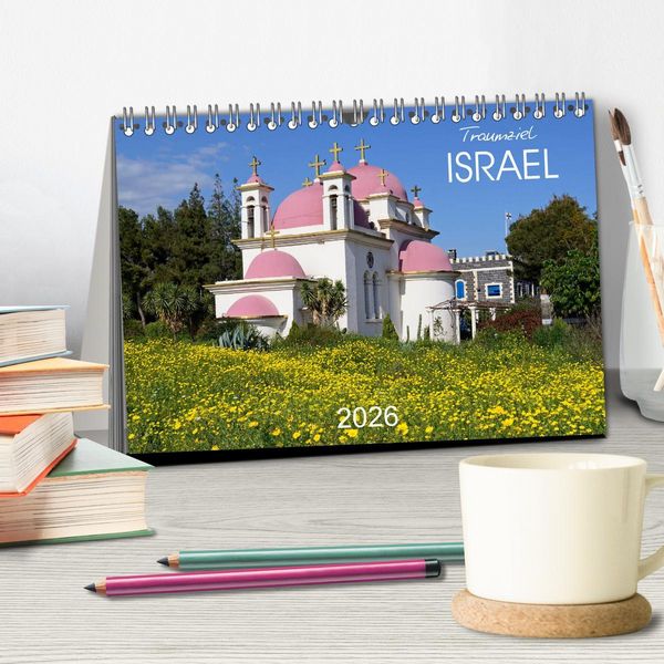 Produktbild: Traumziel Israel (Tischkalender 2026 DIN A5 quer), CALVENDO Monatskalender