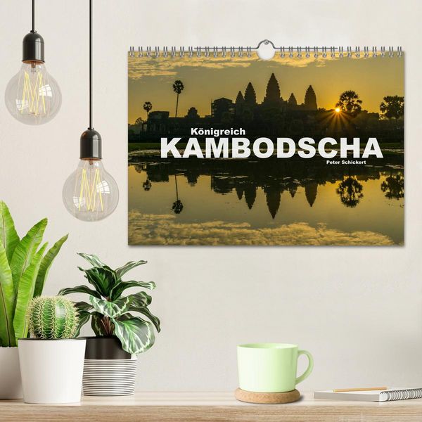 Produktbild: K&ouml;nigreich Kambodscha (Wandkalender 2026 DIN A4 quer), CALVENDO Monatskalender