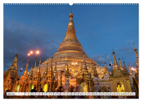 Produktbild: Asiens Tempel (hochwertiger Premium Wandkalender 2026 DIN A2 quer), Kunstdruck in Hochglanz
