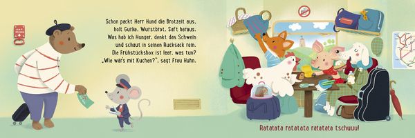 Produktbild: Schweinchen in der Bimmelbahn, klingeling und losgefahr'n!