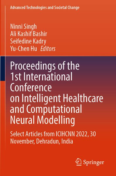 Produktbild: Proceedings of the 1st International Conference on Intelligent Healthcare and Computational Neural Modelling