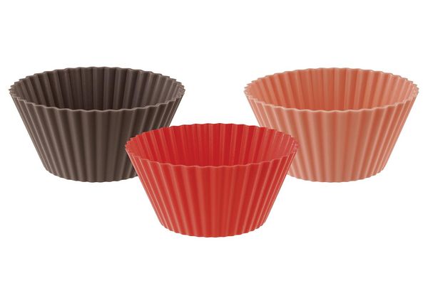 Produktbild: Set mit 12 Dr. Oetke Muffinfoermchen aus Silikon