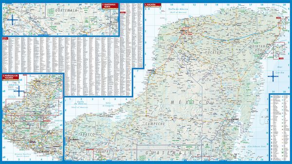 Produktbild: Yucat&aacute;n, Yucatan, Borch Map