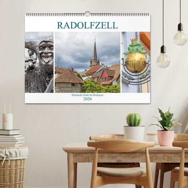 Produktbild: Radolfzell - schmucke Stadt am Bodensee (Wandkalender 2026 DIN A2 quer), CALVENDO Monatskalender
