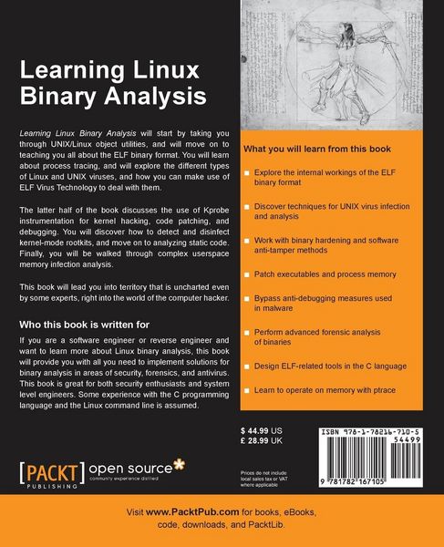 Produktbild: Learning Linux Binary Analysis