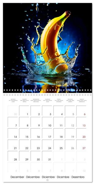 Produktbild: Fruity flavour explosions (Wall Calendar 2026 12 &times; 12 Inch) CALVENDO 12 Month Wall Calendar