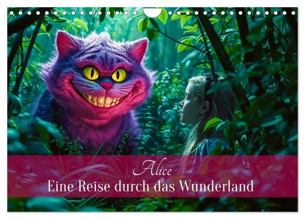 Produktbild: Alice &ndash; Eine Reise durch das Wunderland (Wandkalender 2027 DIN A4 quer), CALVENDO Monatskalender