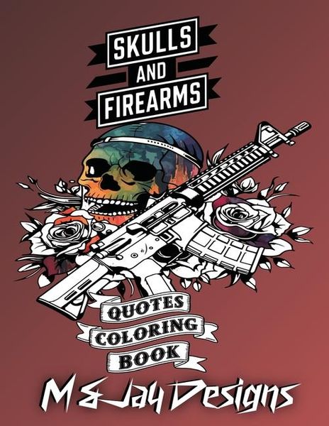 Produktbild: Guns and Flowers Quotes Coloring Book