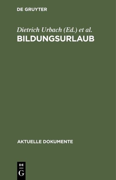 Produktbild: Bildungsurlaub