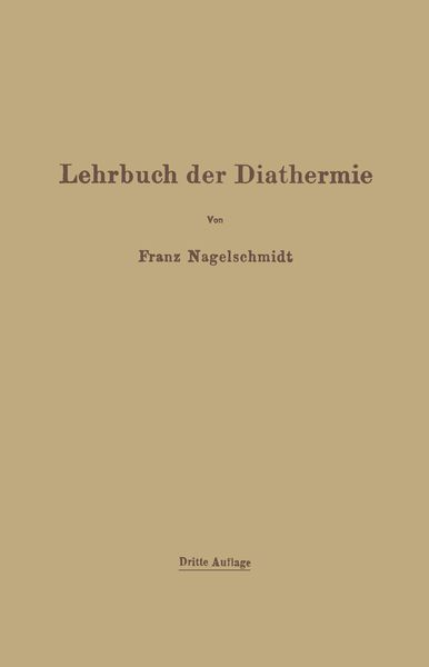 Produktbild: Lehrbuch der Diathermie