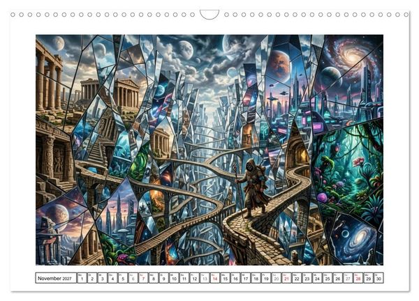 Produktbild: Surreale Traumzufluchten (Wandkalender 2027 DIN A3 quer), CALVENDO Monatskalender