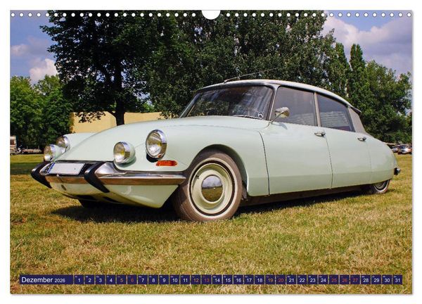 Produktbild: Damals war's - Oldtimer der F&uuml;nfziger bis Achtziger Jahre (Wandkalender 2026 DIN A3 quer), CALVENDO Monatskalender