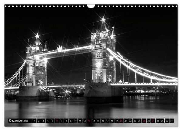 Produktbild: LONDON Stadtansichten (Wandkalender 2026 DIN A3 quer), CALVENDO Monatskalender