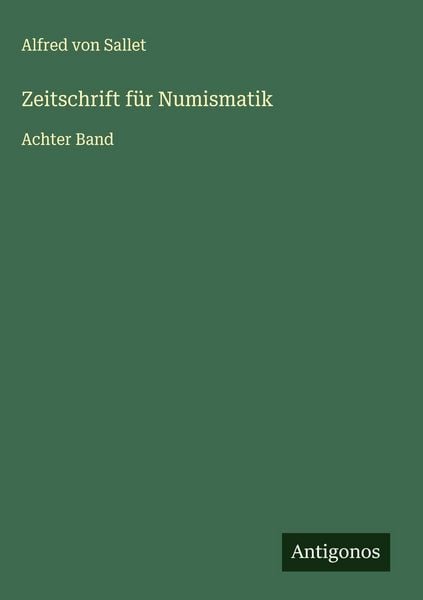 Produktbild: Zeitschrift f&uuml;r Numismatik