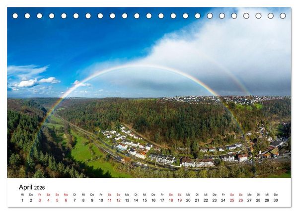 Produktbild: Das Alb- und Moosalbtal (Tischkalender 2026 DIN A5 quer), CALVENDO Monatskalender