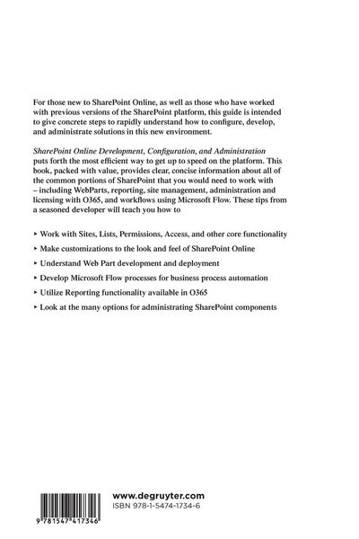 Produktbild: SharePoint Online Development, Configuration, and Administration