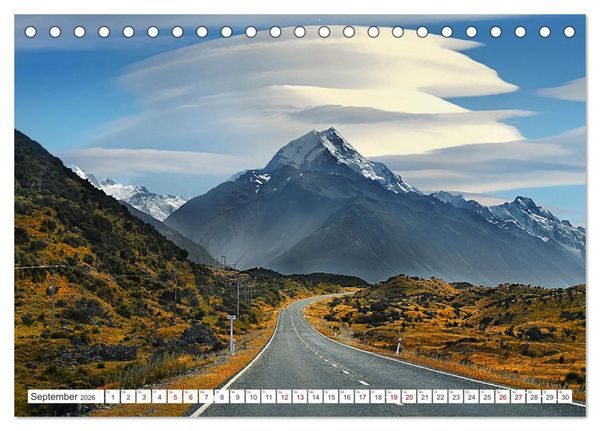Produktbild: Berge - Die sch&ouml;nsten Gipfel der Welt (Tischkalender 2026 DIN A5 quer), CALVENDO Monatskalender