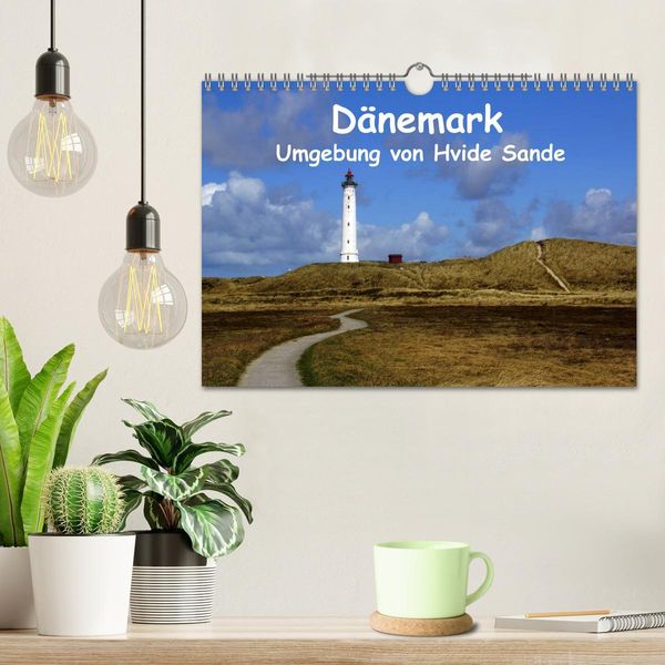 Produktbild: D&auml;nemark - Umgebung von Hvide Sande (Wandkalender 2026 DIN A4 quer), CALVENDO Monatskalender