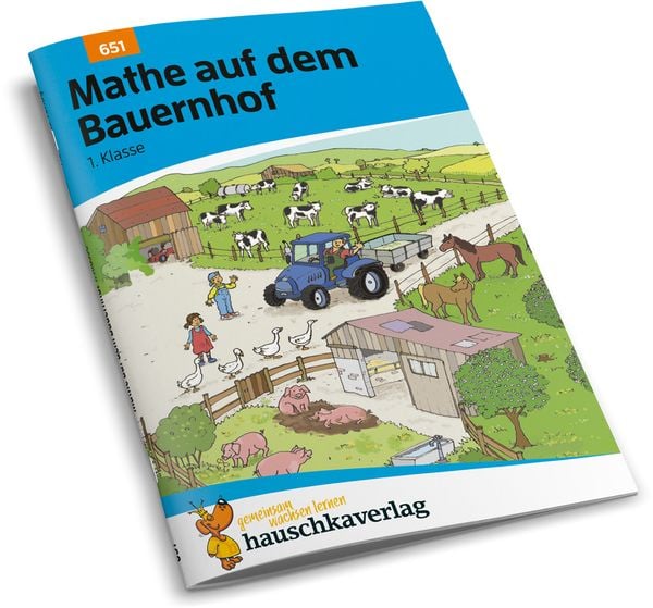 Produktbild: Mathe 1. Klasse &Uuml;bungsheft - Mathe auf dem Bauernhof