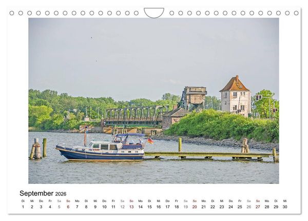 Produktbild: Schleswig und die Schlei - von Schloss Gottorf bis Schleim&uuml;nde (Wandkalender 2026 DIN A4 quer), CALVENDO Monatskalender