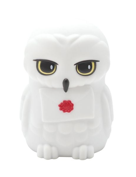Produktbild: Hedwig 3D Design wei&szlig; glatt beleuchtetes Taschen-Nachtlicht