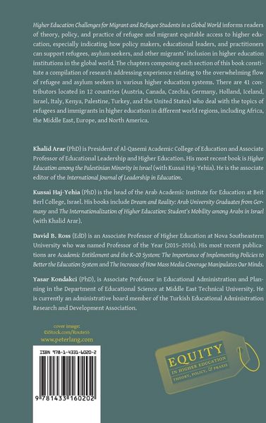 Produktbild: Higher Education Challenges for Migrant and Refugee Students in a Global World