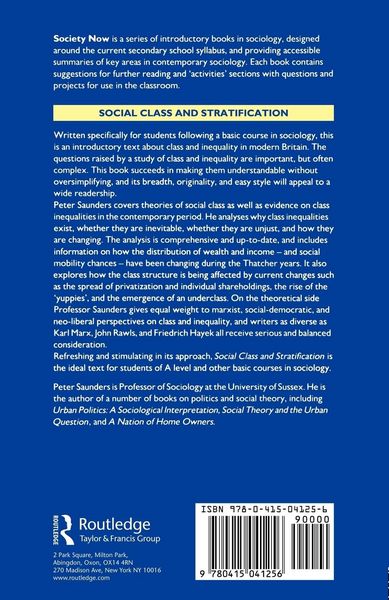 Produktbild: Social Class and Stratification
