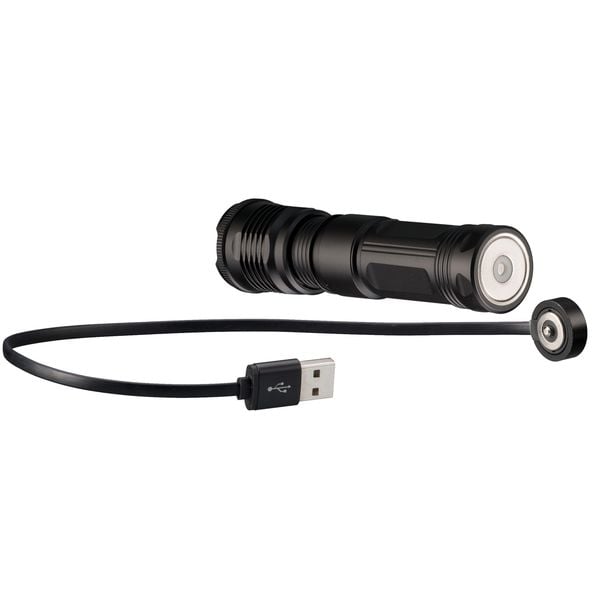 National Geographic 9082400 - LED Zoom-Taschenlampe ILUMINOS 1000, 1000 Lumen, Lichtfarbe: weiß