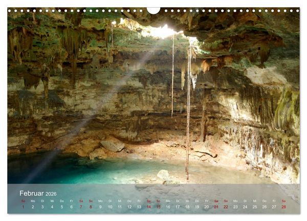 Produktbild: Bekanntes und Unbekanntes MEXIKO (Wandkalender 2026 DIN A3 quer), CALVENDO Monatskalender