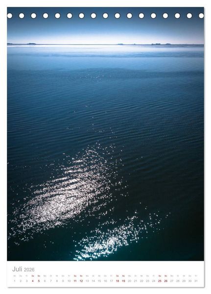 Produktbild: Amrum - Das Gesicht der Nordsee (Tischkalender 2026 DIN A5 hoch), CALVENDO Monatskalender