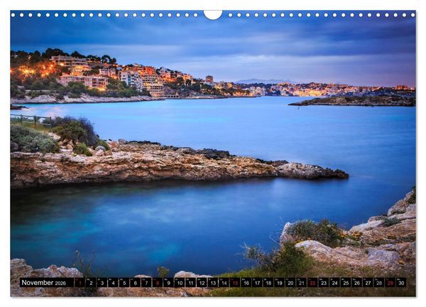 Produktbild: MALLORCA BEI NACHT (Wandkalender 2026 DIN A3 quer), CALVENDO Monatskalender
