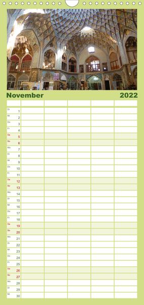 Produktbild: Familienplaner Iran - Eine Bilder-Reise (Wandkalender 2022 , 21 cm x 45 cm, hoch)