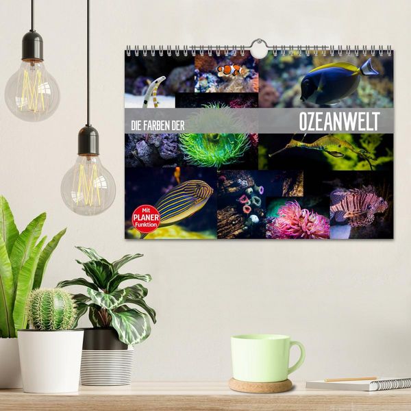 Produktbild: Die Farben der Ozeanwelt (Wandkalender 2026 DIN A4 quer), CALVENDO Monatskalender