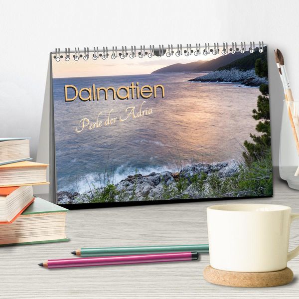 Produktbild: Dalmatien - Perle der Adria (Tischkalender 2026 DIN A5 quer), CALVENDO Monatskalender