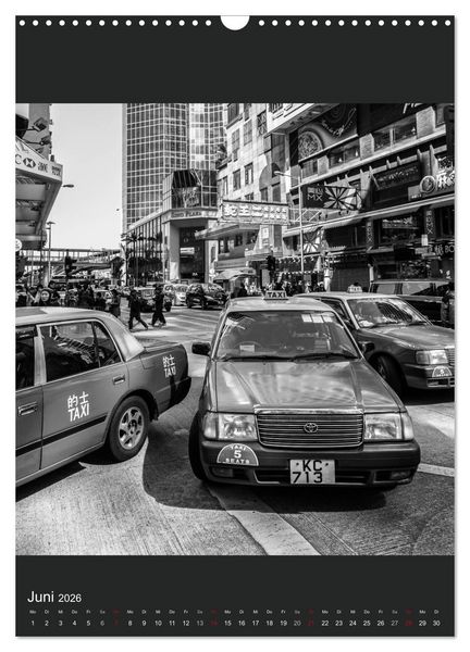 Produktbild: Hongkong schwarzwei&szlig; (Wandkalender 2026 DIN A3 hoch), CALVENDO Monatskalender