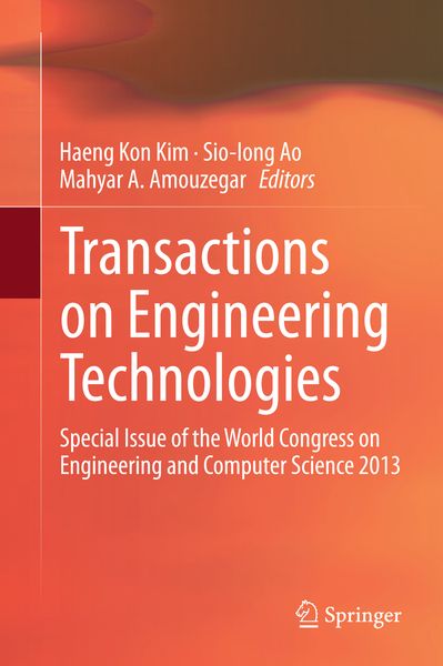 Produktbild: Transactions on Engineering Technologies