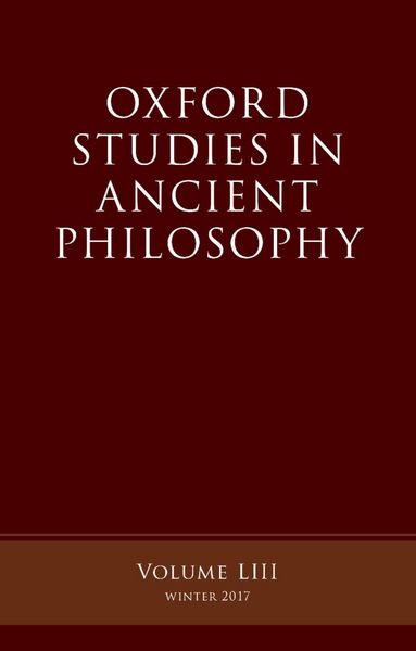 Produktbild: Oxford Studies in Ancient Philosophy, Volume 53