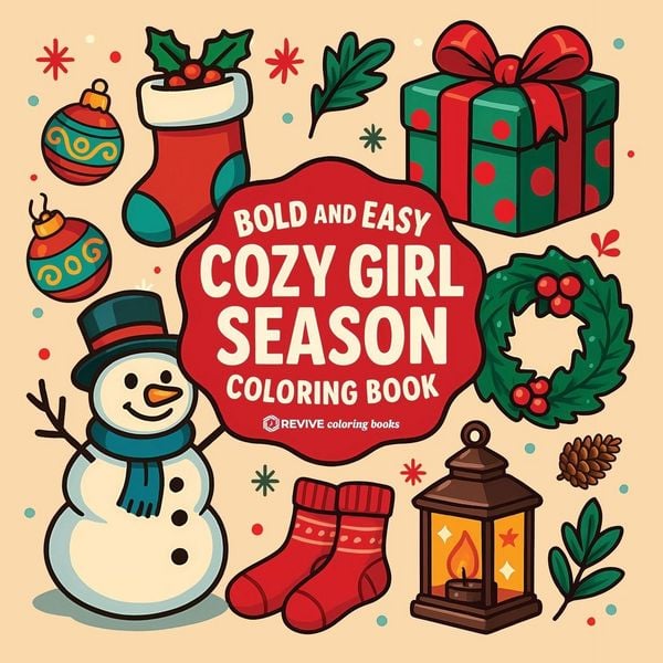 Produktbild: Bold & Easy Cozy Girl Season Coloring Book