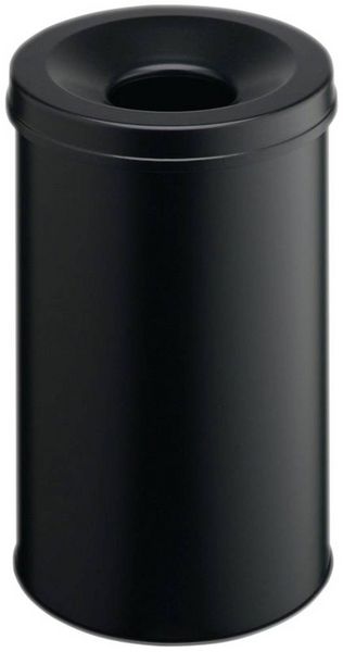 Produktbild: Durable Safe 330601 Papierkorb 30l (&Oslash; x H) 315mm x 492mm Metall Schwarz 1St.