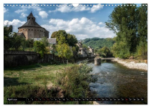 Produktbild: Unterwegs im D&eacute;partement Aveyron (Wandkalender 2026 DIN A3 quer), CALVENDO Monatskalender