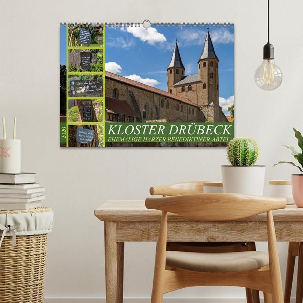 Produktbild: Kloster Dr&uuml;beck-Ehemalige Harzer Benediktiner-Abtei (Wandkalender 2026 DIN A3 quer), CALVENDO Monatskalender