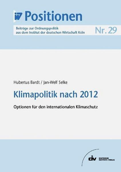 Produktbild: Klimapolitik nach 2012