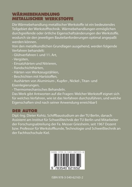 Produktbild: W&auml;rmebehandlung metallischer Werkstoffe