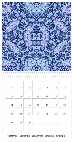 Produktbild: Mandalas Recherche int&eacute;rieure (Calendrier mural carr&eacute; 2026 30x30 cm) Calendrier double avec une page pour vos prises de notes