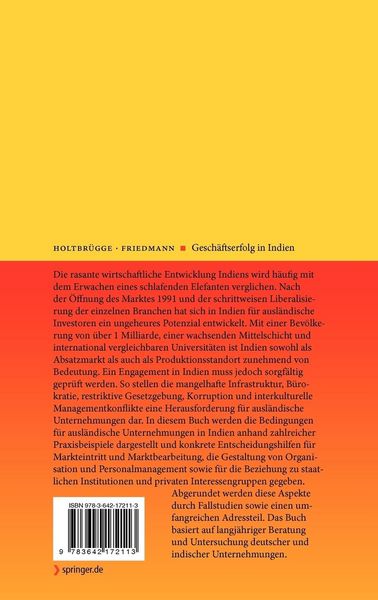 Produktbild: Gesch&auml;ftserfolg in Indien